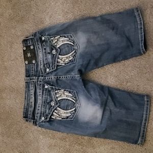 Miss me denim shorts 28 bermuda